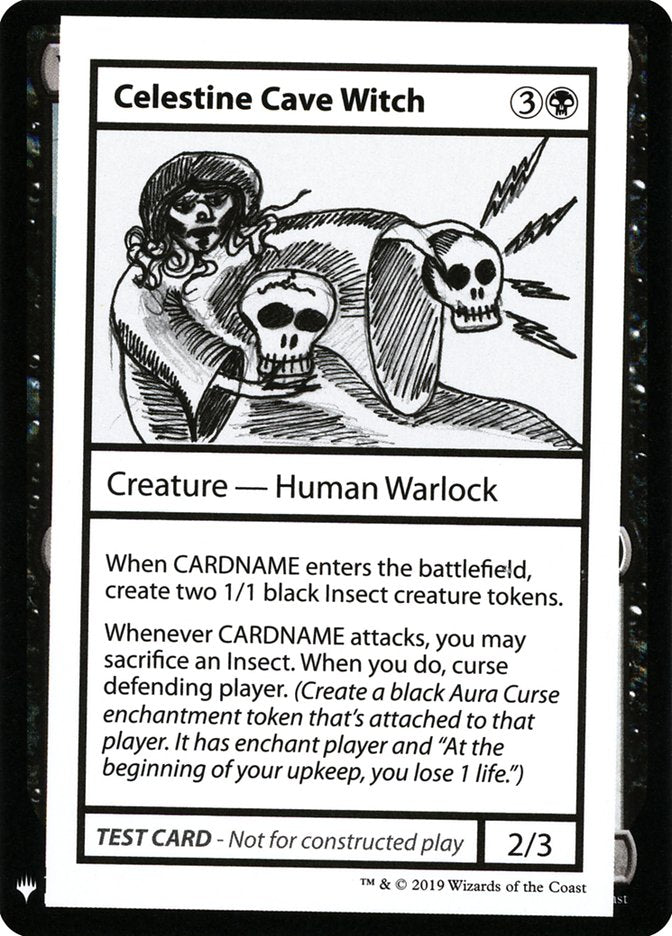 Celestine Cave Witch [Mystery Booster Playtest Cards] | Game Master's Emporium (The New GME)