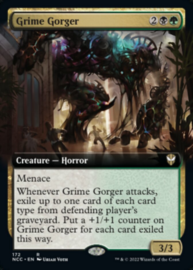 Grime Gorger (Extended Art) [Streets of New Capenna Commander] | Game Master's Emporium (The New GME)