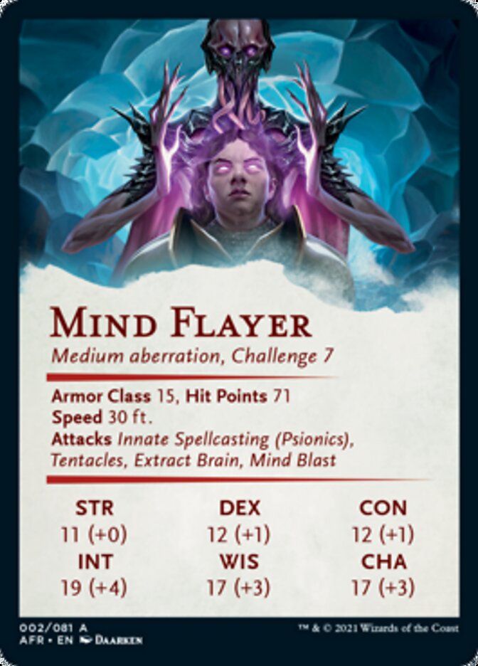 Mind Flayer Art Card [Dungeons & Dragons: Adventures in the Forgotten Realms Art Series] | Game Master's Emporium (The New GME)