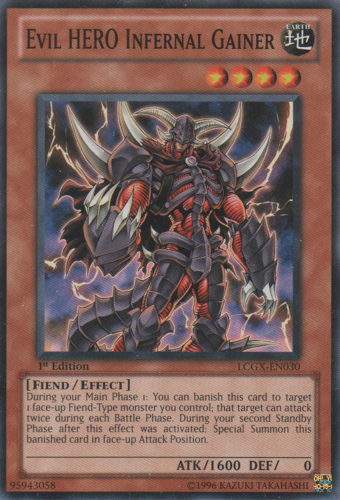 Evil HERO Infernal Gainer [LCGX-EN030] Common | Game Master's Emporium (The New GME)