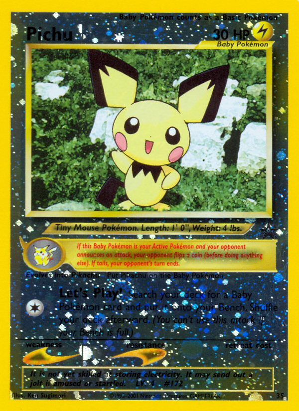 Pichu (35) [Wizards of the Coast: Black Star Promos] | Game Master's Emporium (The New GME)