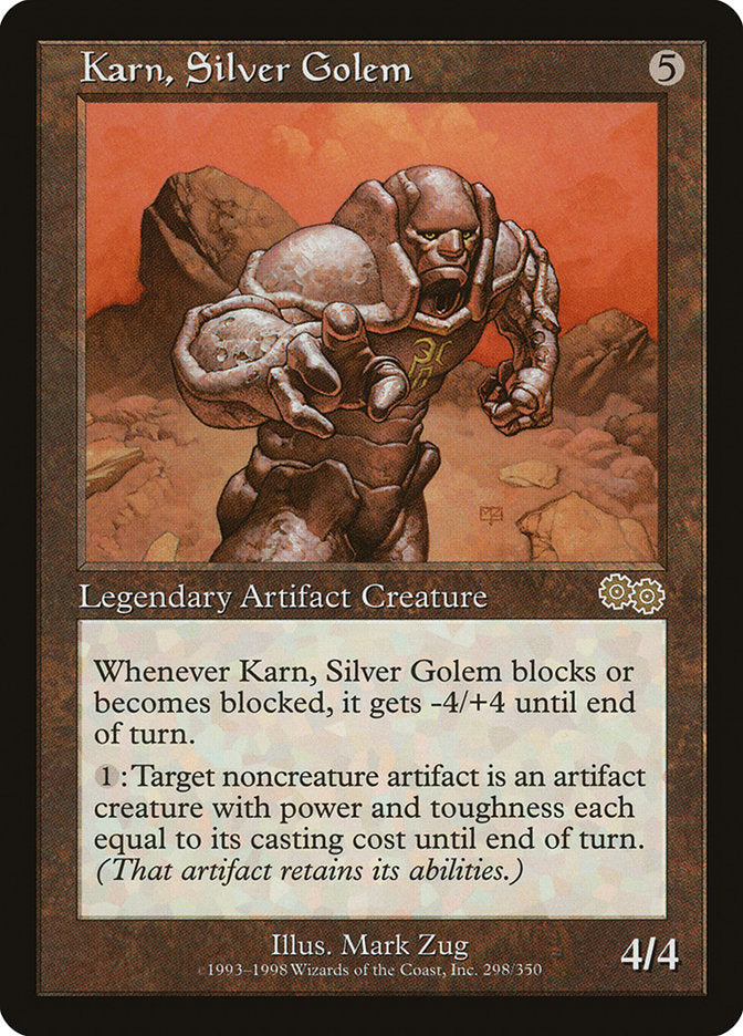 Karn, Silver Golem [Urza's Saga] | Game Master's Emporium (The New GME)