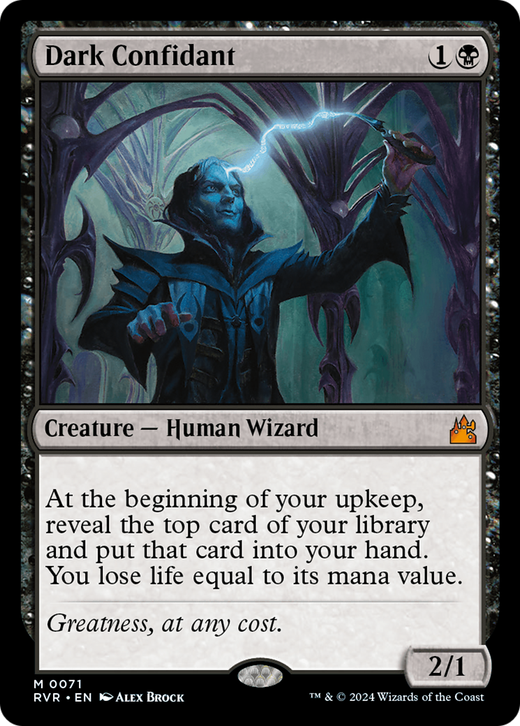 Dark Confidant [Ravnica Remastered] | Game Master's Emporium (The New GME)