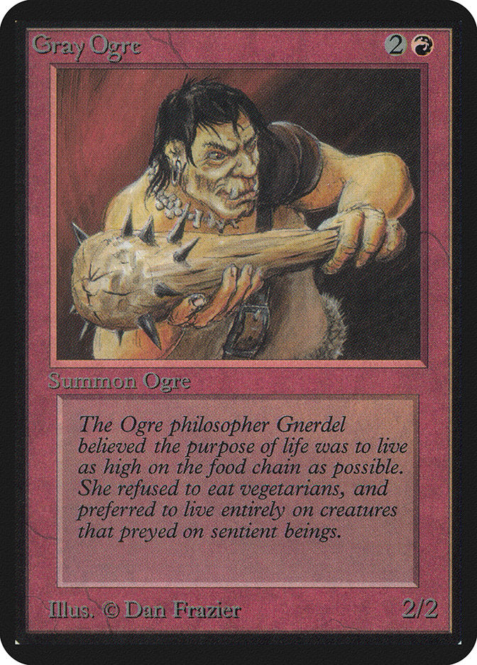 Gray Ogre [Alpha Edition] | Game Master's Emporium (The New GME)