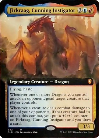 Firkraag, Cunning Instigator (Extended Art) [Commander Legends: Battle for Baldur's Gate] | Game Master's Emporium (The New GME)