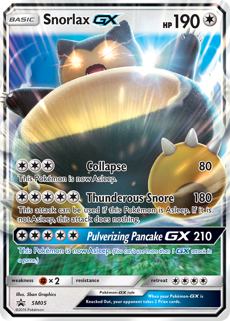 Snorlax GX (SM05) [Sun & Moon: Black Star Promos] | Game Master's Emporium (The New GME)