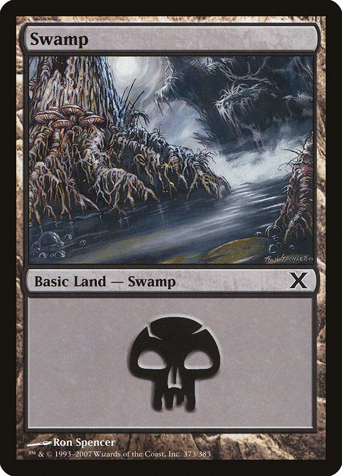 Swamp (373) [Tenth Edition] | Game Master's Emporium (The New GME)