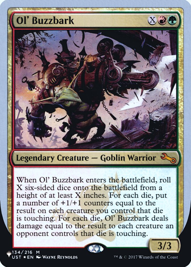 Ol' Buzzbark (Unfinity Foil Edition) [The List] | Game Master's Emporium (The New GME)