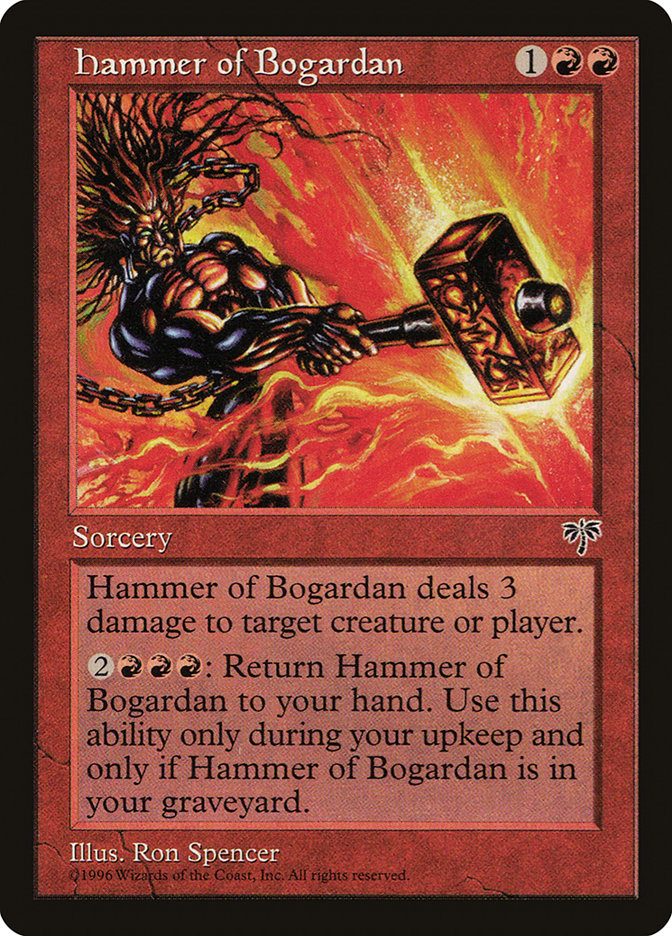 Hammer of Bogardan [Mirage] | Game Master's Emporium (The New GME)