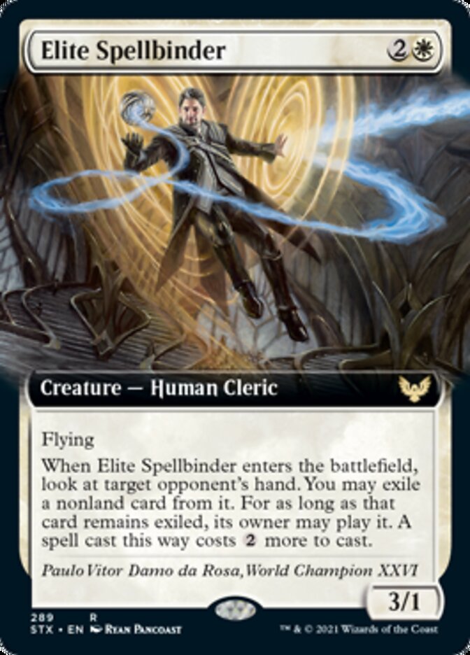 Elite Spellbinder (Extended Art) [Strixhaven: School of Mages] | Game Master's Emporium (The New GME)