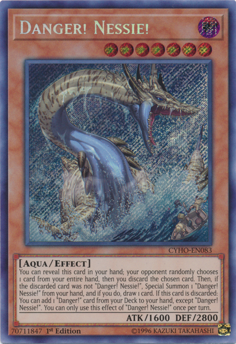 Danger! Nessie! [CYHO-EN083] Secret Rare | Game Master's Emporium (The New GME)