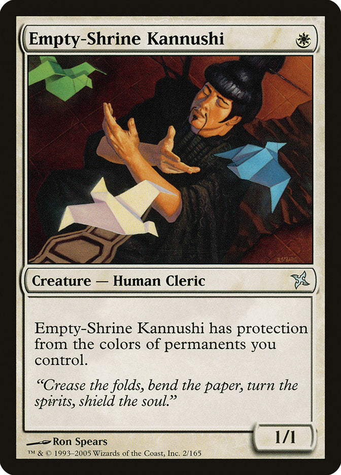 Empty-Shrine Kannushi [Betrayers of Kamigawa] | Game Master's Emporium (The New GME)