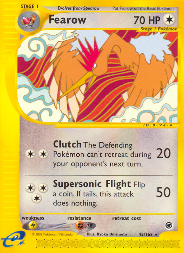 Fearow (45/165) [Expedition: Base Set] | Game Master's Emporium (The New GME)