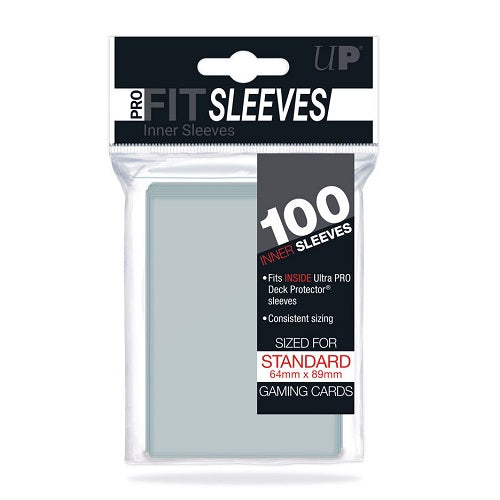 Pro Fit Inner Card Sleeves 100  Ultra Pro | Game Master's Emporium (The New GME)