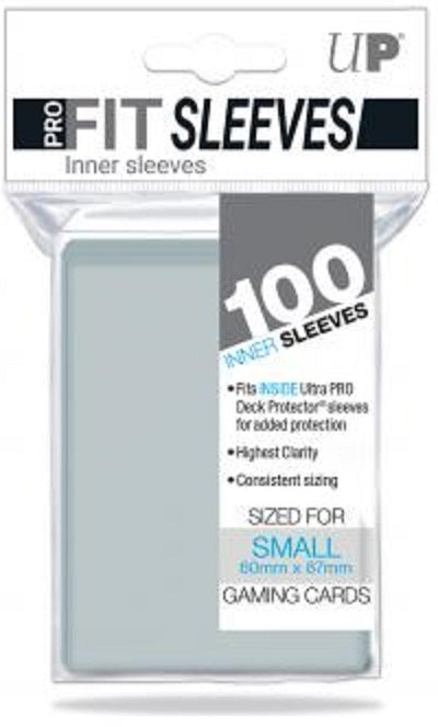 Pro Fit Inner Card SMALL Sleeves 100  Ultra Pro | Game Master's Emporium (The New GME)