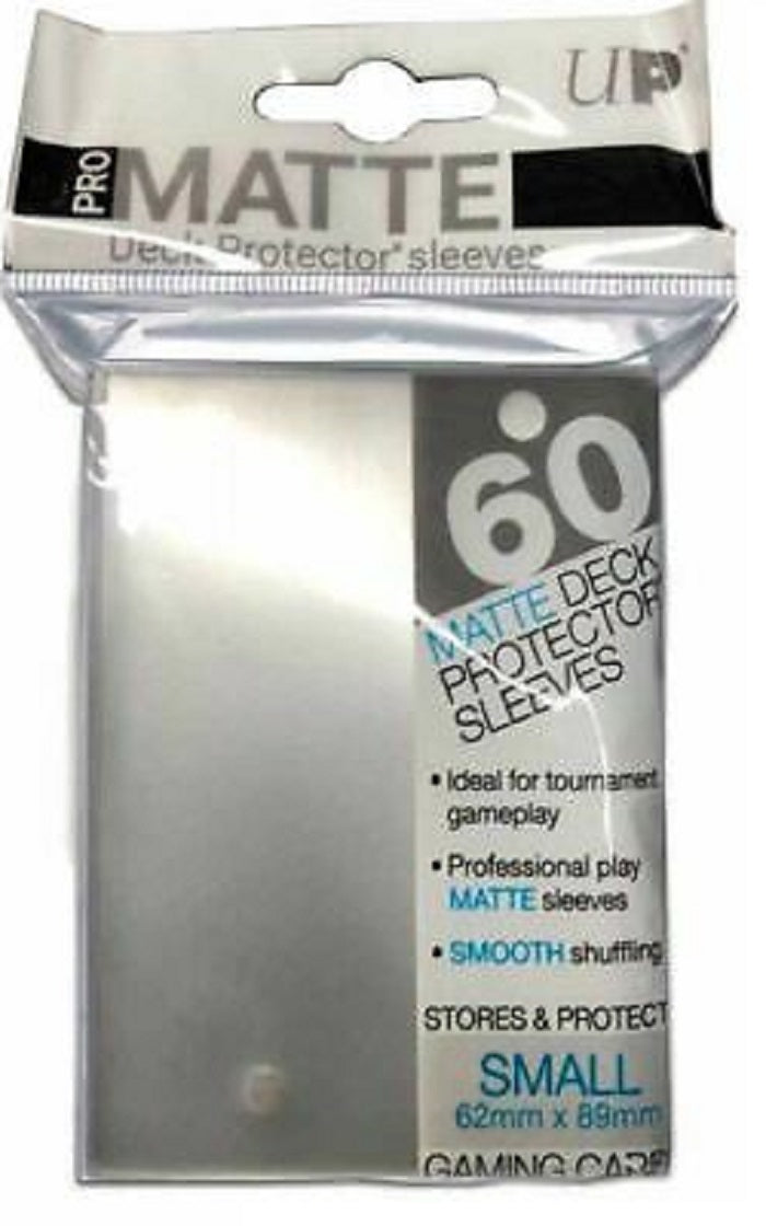 Deck Protector Pro Clear Matte Card Sleeves 60 Small Size | Game Master's Emporium (The New GME)