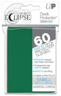 Eclipse Deck Protector Forest Green Matte Card Sleeves 60 Small Size | Game Master's Emporium (The New GME)