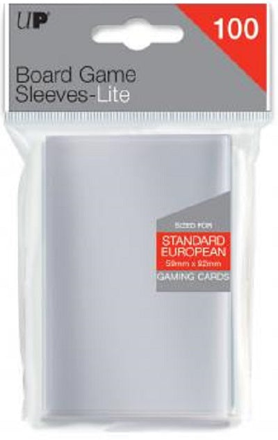 Lite Standard European Board Game Sleeves 100 59mm x 92mm | Game Master's Emporium (The New GME)