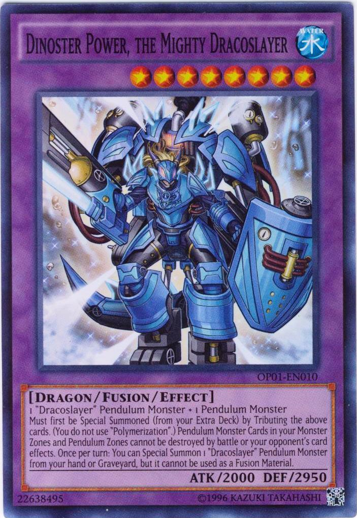 Dinoster Power, the Mighty Dracoslayer [OP01-EN010] Super Rare | Game Master's Emporium (The New GME)