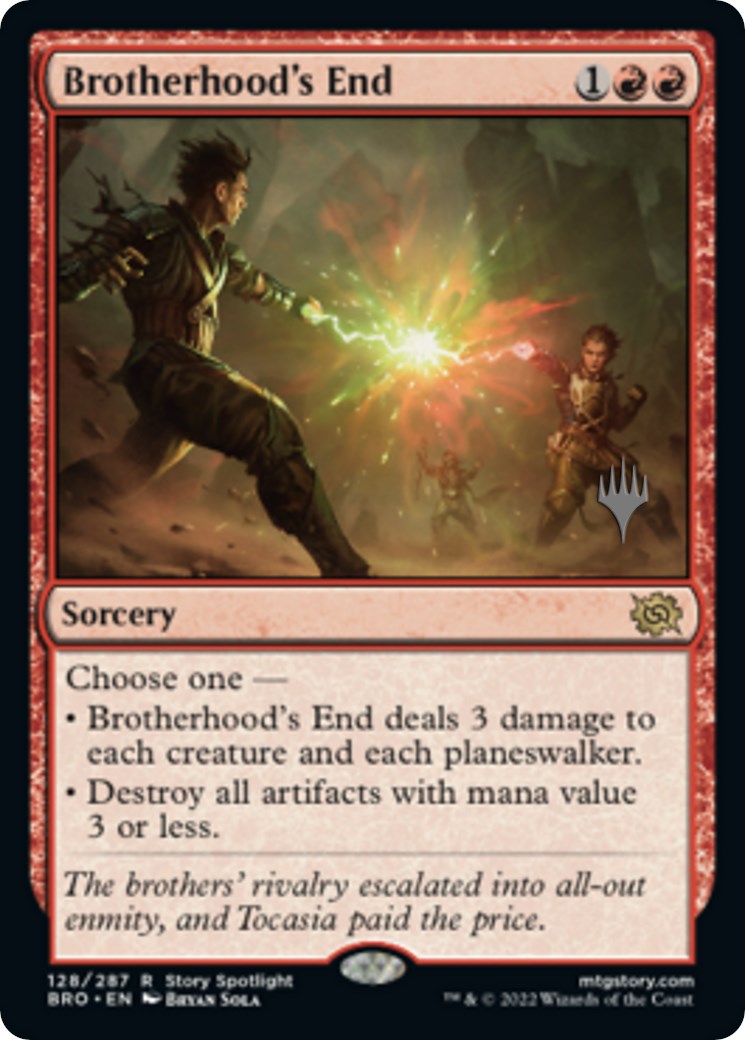 Brotherhood's End (Promo Pack) [The Brothers' War Promos] | Game Master's Emporium (The New GME)