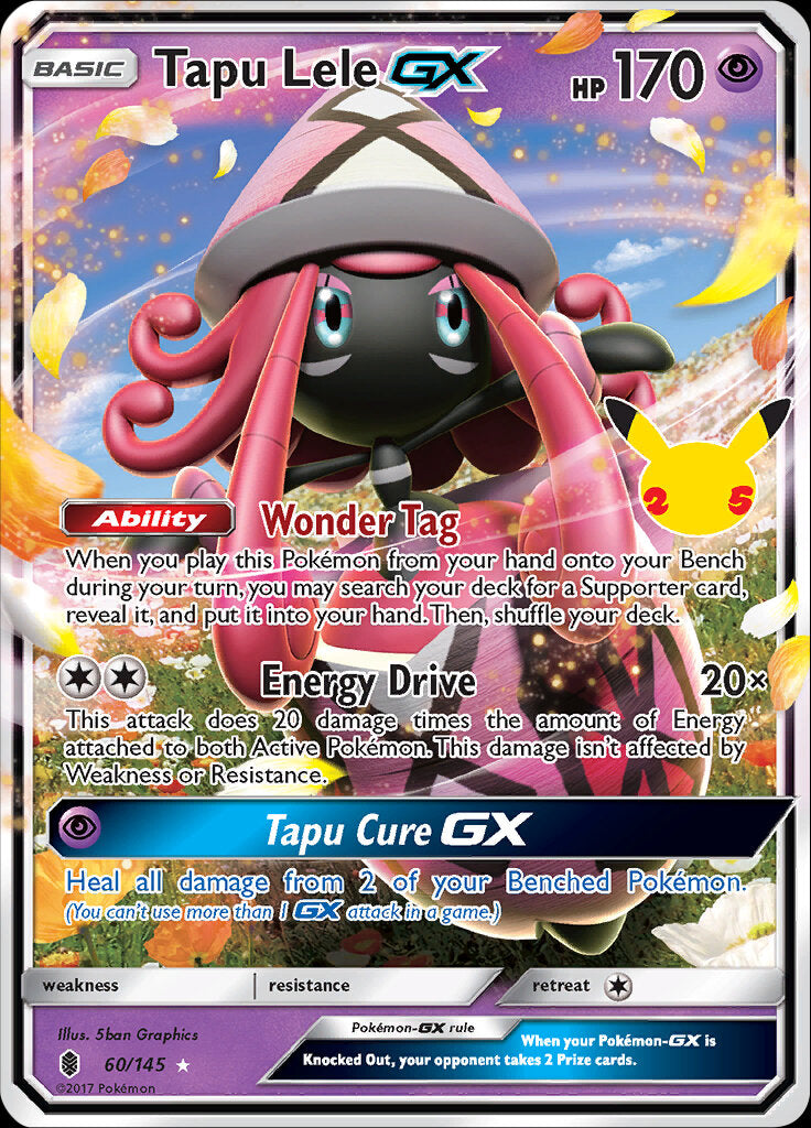 Tapu Lele GX (60/145) [Celebrations: 25th Anniversary - Classic Collection] | Game Master's Emporium (The New GME)