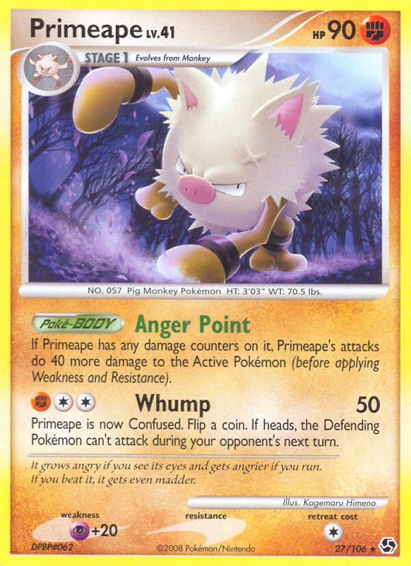 Primeape (27/106) [Diamond & Pearl: Great Encounters] | Game Master's Emporium (The New GME)