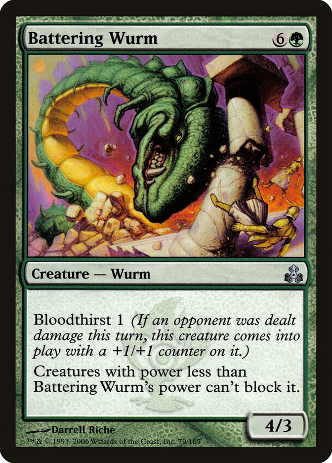 Battering Wurm [Guildpact] | Game Master's Emporium (The New GME)