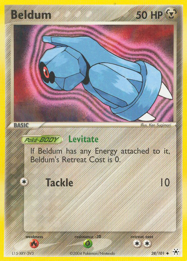 Beldum (28/101) [EX: Hidden Legends] | Game Master's Emporium (The New GME)