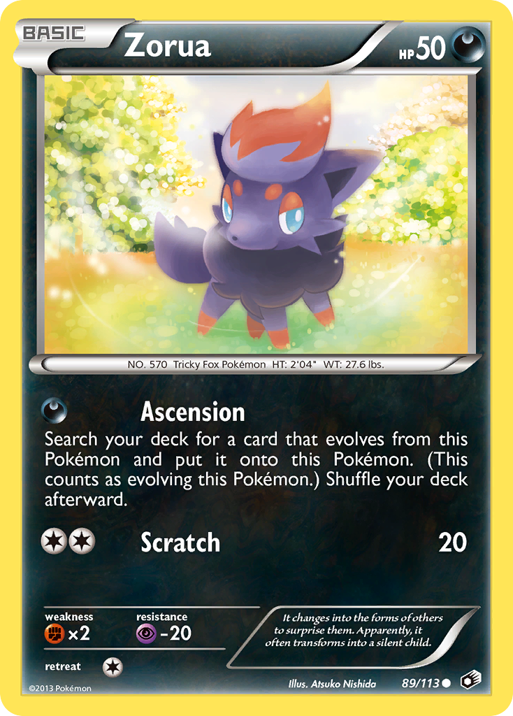 Zorua (89/113) [Black & White: Legendary Treasures] | Game Master's Emporium (The New GME)