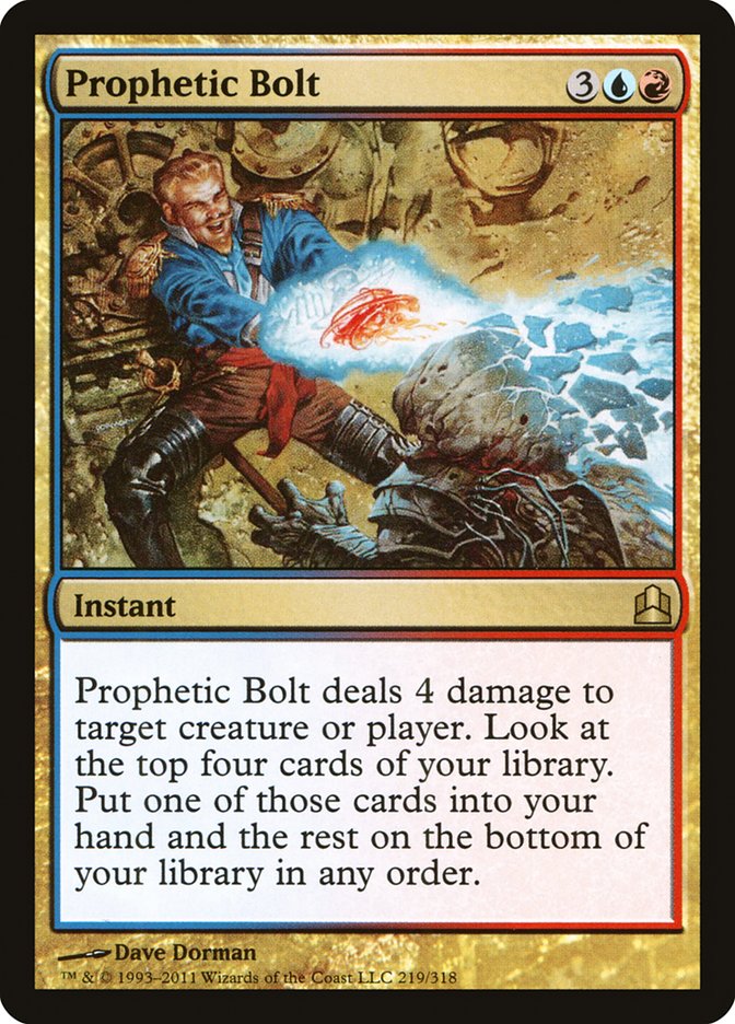 Prophetic Bolt [Commander 2011] | Game Master's Emporium (The New GME)