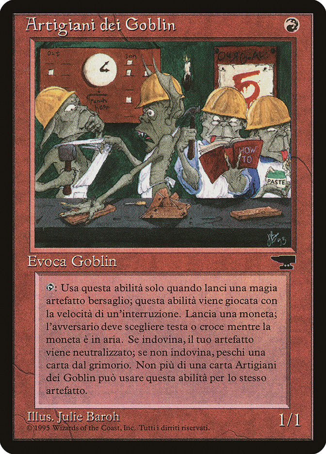 Goblin Artisans (Italian) - "Artigiani dei Goblin" [Rinascimento] | Game Master's Emporium (The New GME)