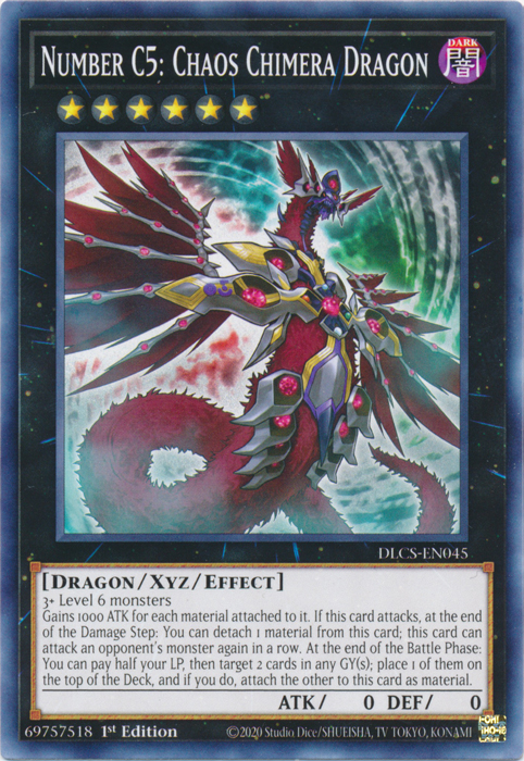 Number C5: Chaos Chimera Dragon [DLCS-EN045] Common | Game Master's Emporium (The New GME)