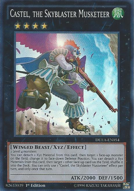 Castel, the Skyblaster Musketeer [DUEA-EN054] Super Rare | Game Master's Emporium (The New GME)