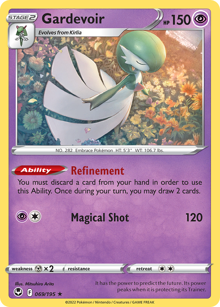 Gardevoir (069/195) (Theme Deck Exclusive) [Sword & Shield: Silver Tempest] | Game Master's Emporium (The New GME)