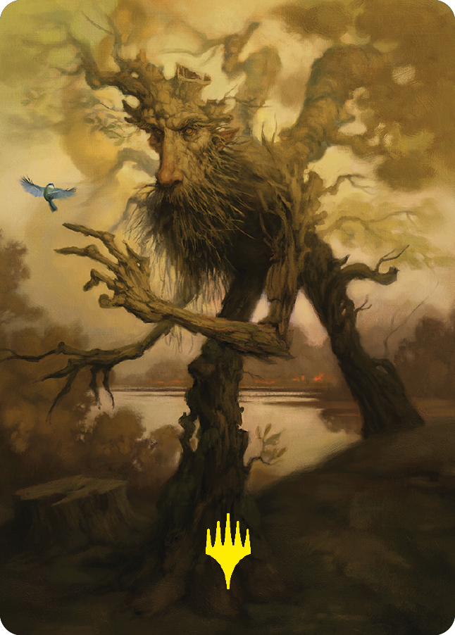 Treefolk Token Art Card (Gold-Stamped Signature) [The Lord of the Rings: Tales of Middle-earth Art Series] | Game Master's Emporium (The New GME)