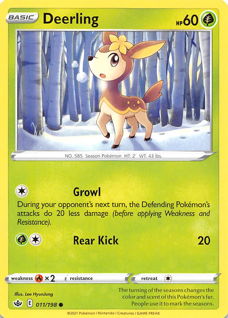 Deerling (011/198) [Sword & Shield: Chilling Reign] | Game Master's Emporium (The New GME)