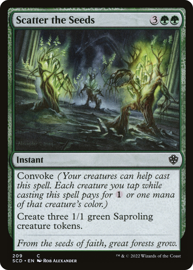 Scatter the Seeds [Starter Commander Decks] | Game Master's Emporium (The New GME)