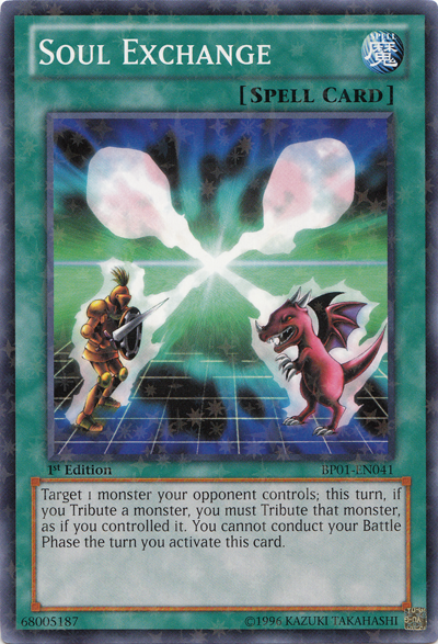 Soul Exchange [BP01-EN041] Starfoil Rare | Game Master's Emporium (The New GME)