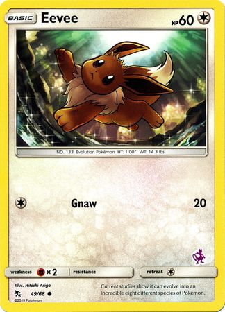 Eevee (49/68) (Mewtwo Deck) [Battle Academy 2020] | Game Master's Emporium (The New GME)
