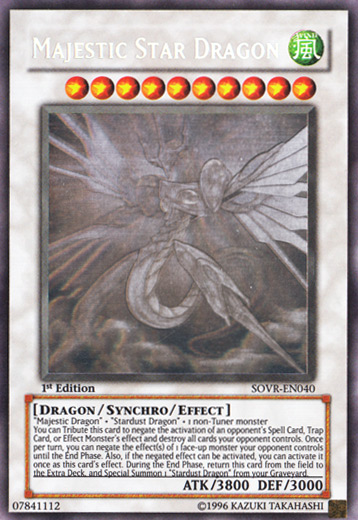 Majestic Star Dragon [SOVR-EN040] Ghost Rare | Game Master's Emporium (The New GME)