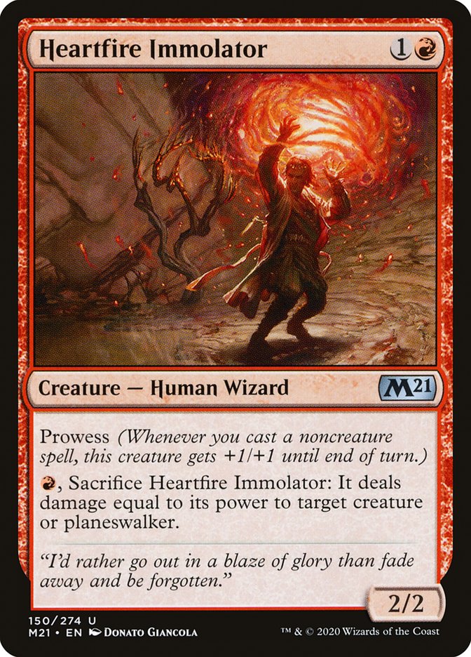 Heartfire Immolator [Core Set 2021] | Game Master's Emporium (The New GME)