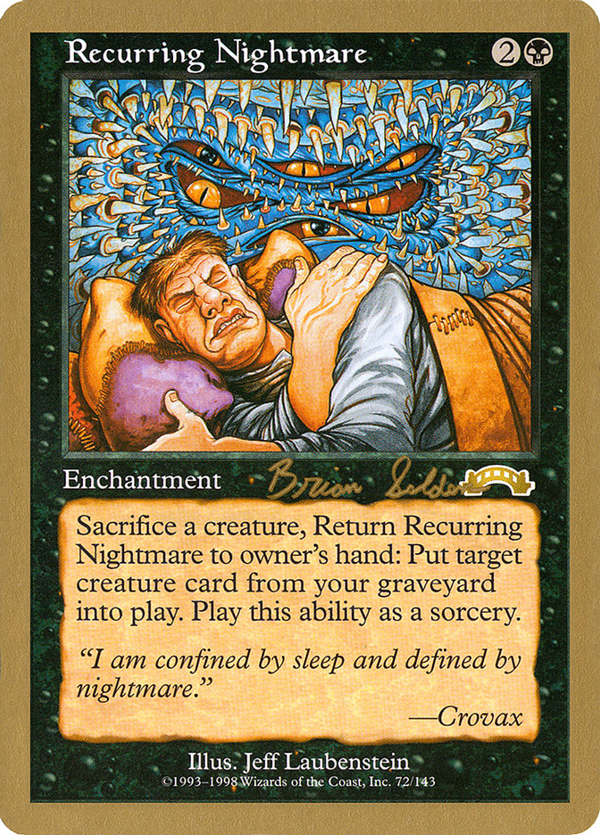 Recurring Nightmare (Brian Selden) [World Championship Decks 1998] | Game Master's Emporium (The New GME)