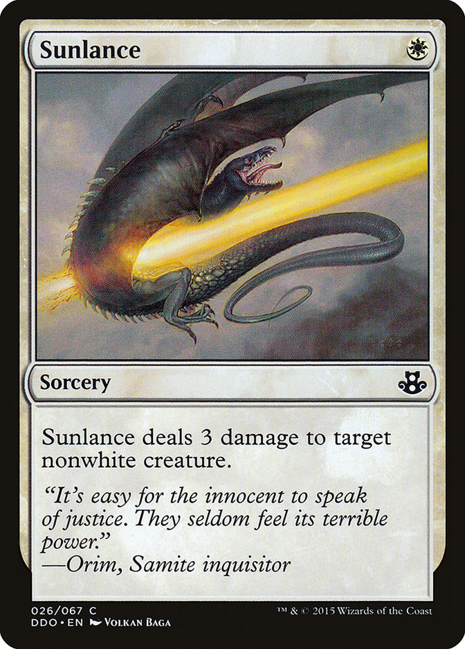 Sunlance [Duel Decks: Elspeth vs. Kiora] | Game Master's Emporium (The New GME)