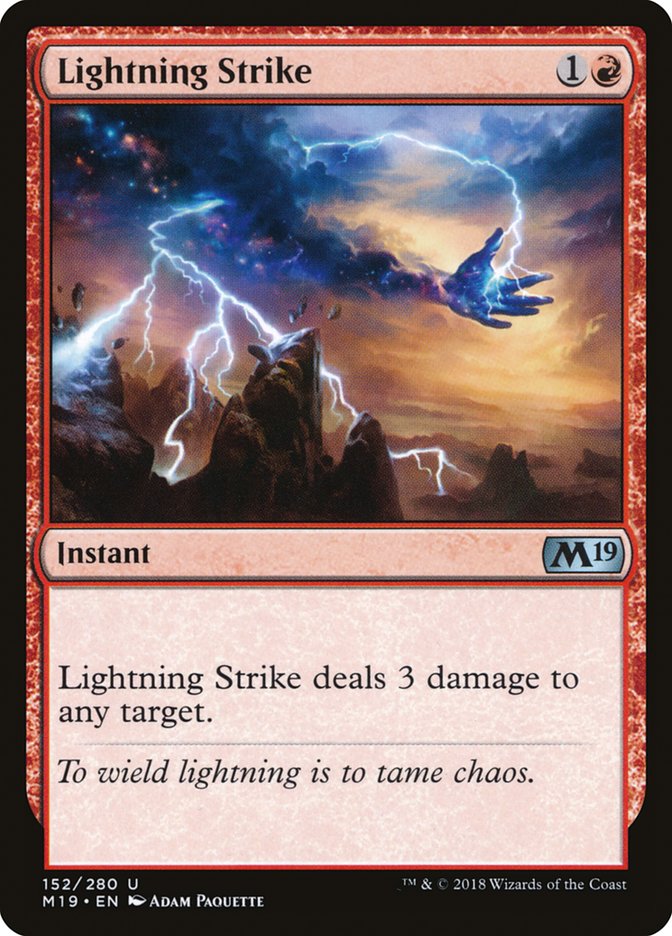 Lightning Strike [Core Set 2019] | Game Master's Emporium (The New GME)