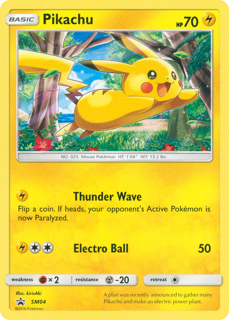 Pikachu (SM04) (Target Non Holo) [Sun & Moon: Black Star Promos] | Game Master's Emporium (The New GME)