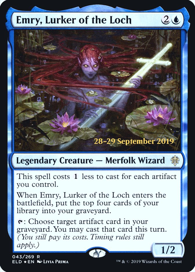 Emry, Lurker of the Loch [Throne of Eldraine Prerelease Promos] | Game Master's Emporium (The New GME)