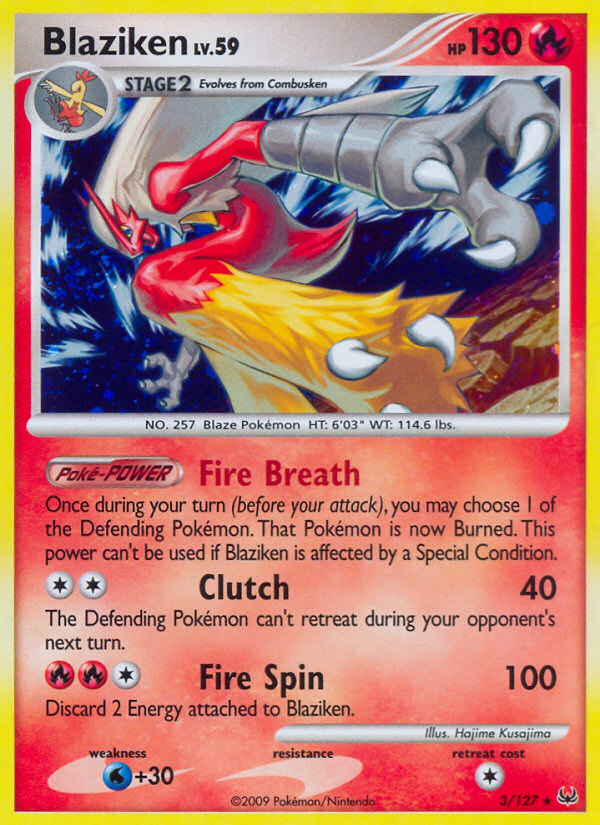 Blaziken (3/127) [Platinum: Base Set] | Game Master's Emporium (The New GME)