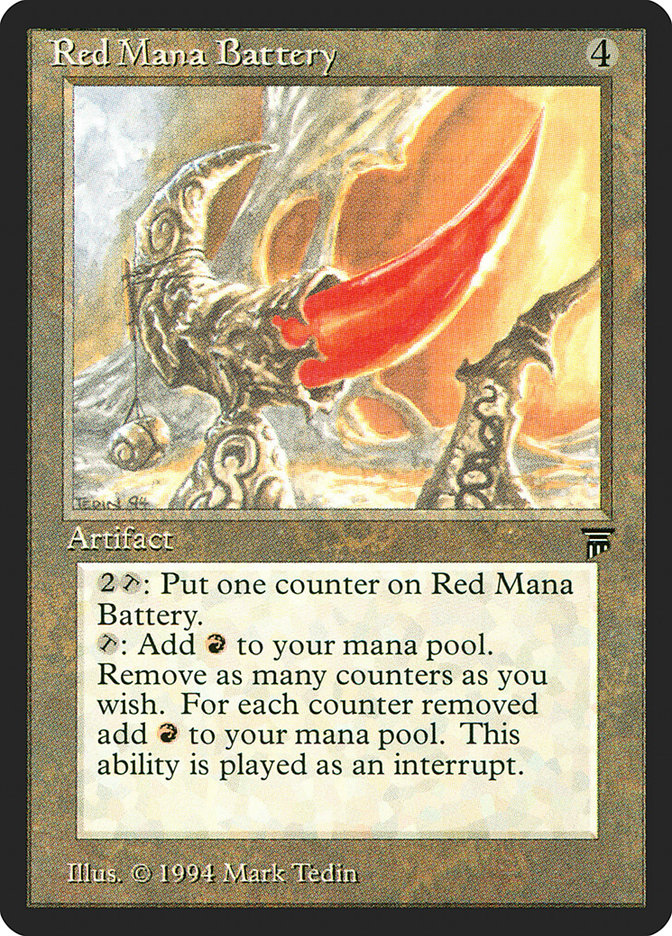 Red Mana Battery [Legends] | Game Master's Emporium (The New GME)