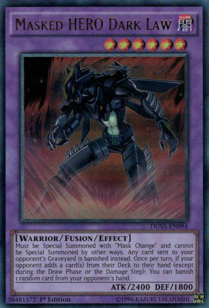 Masked Hero Dark Law [DUSA-EN094] Ultra Rare | Game Master's Emporium (The New GME)