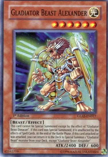 Gladiator Beast Alexander [GLAS-EN017] Super Rare | Game Master's Emporium (The New GME)